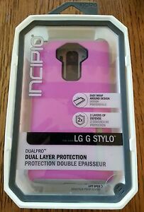 INCIPIO DUALPRO DUAL LAYER SHELL CASE FOR LG G STYLO PINK